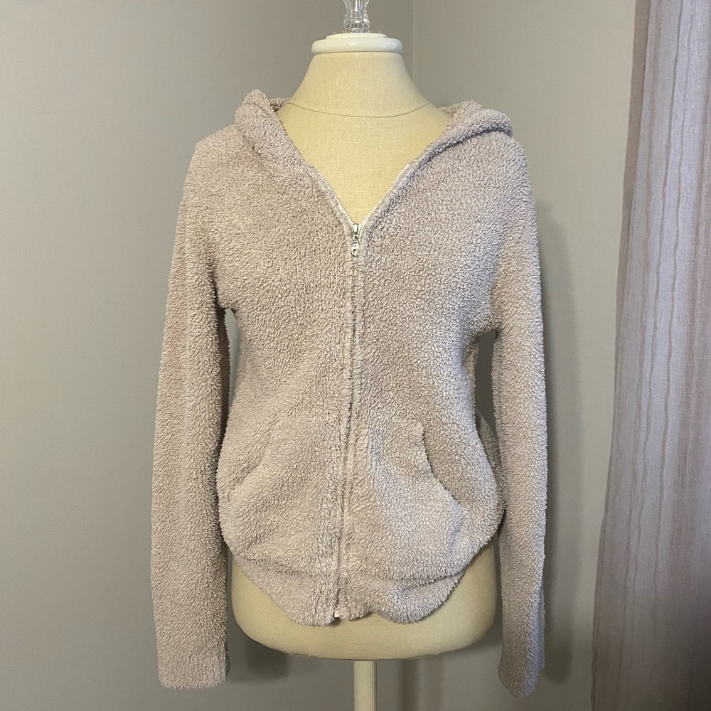 Barefoot Dreams Soft Cream Cozy Chic Teddy Jacket